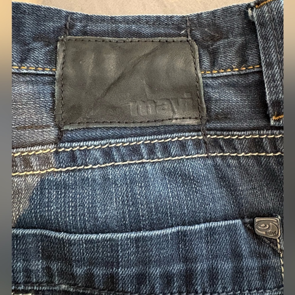 Mavi Dark Wash Matt Bootcut Jeans